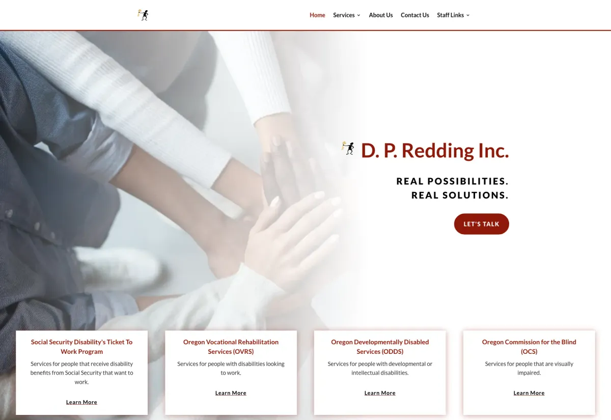 An Accessibility-First Site for a Disability Services Provider, a Healthcare website by Visser Analytics