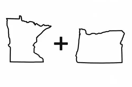 Visser Analytics service areas across Minnesota, Oregon, and California
