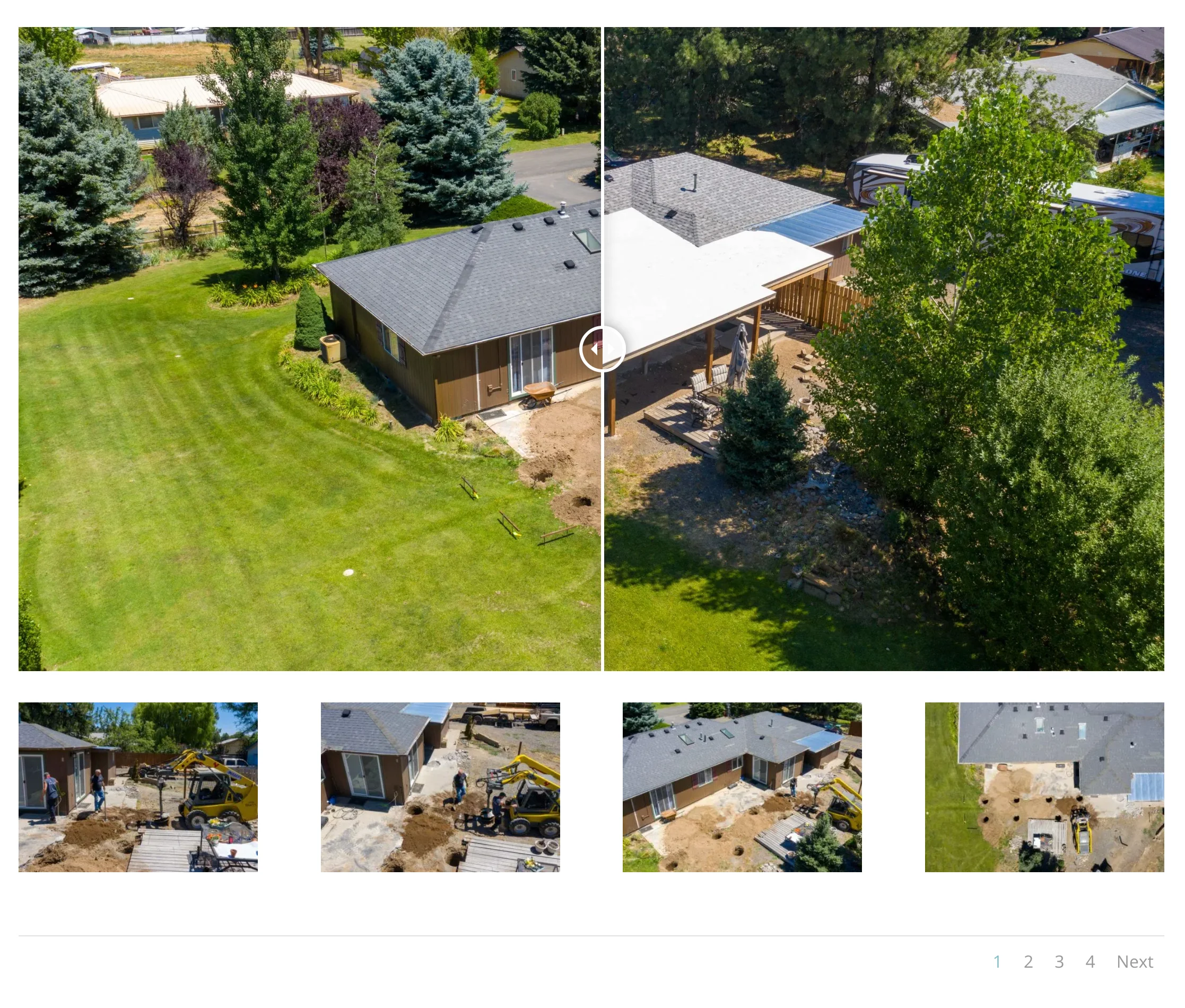 Bear Valley Construction before/after slider example