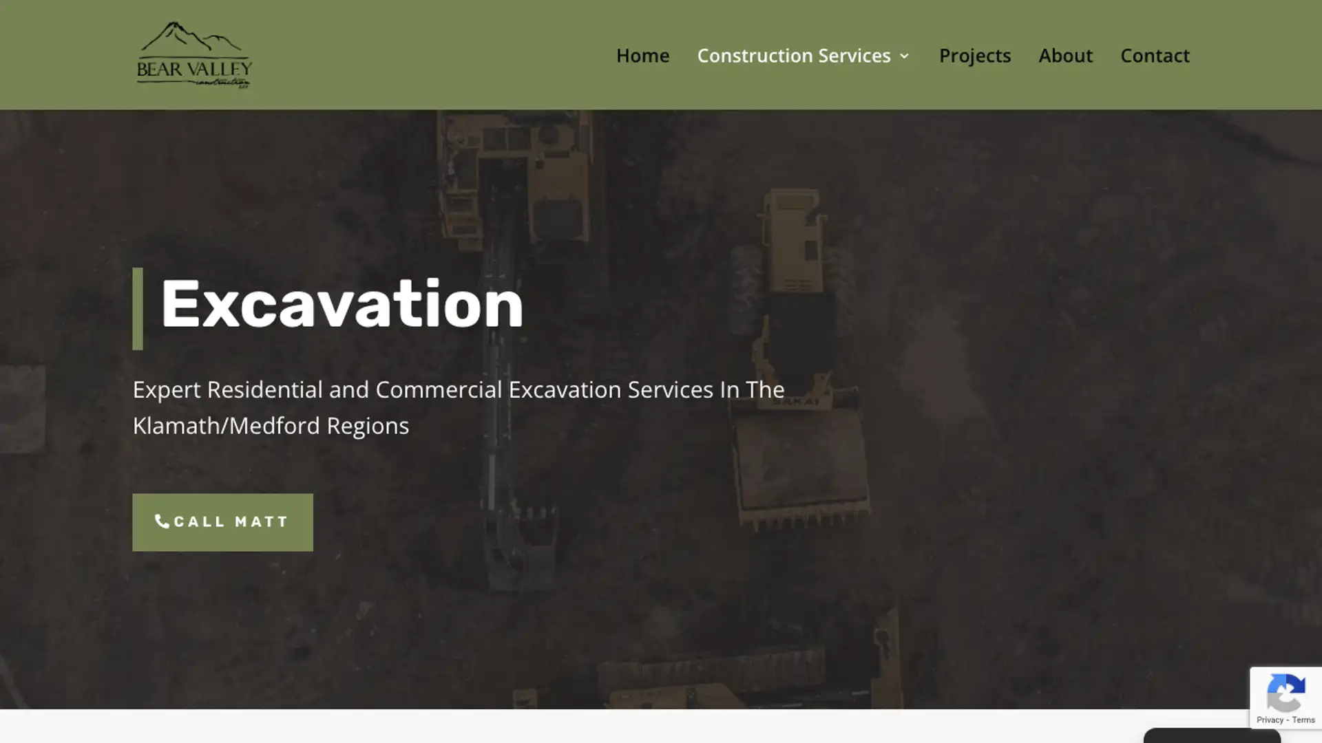 Excavation Services Page Thumbnail