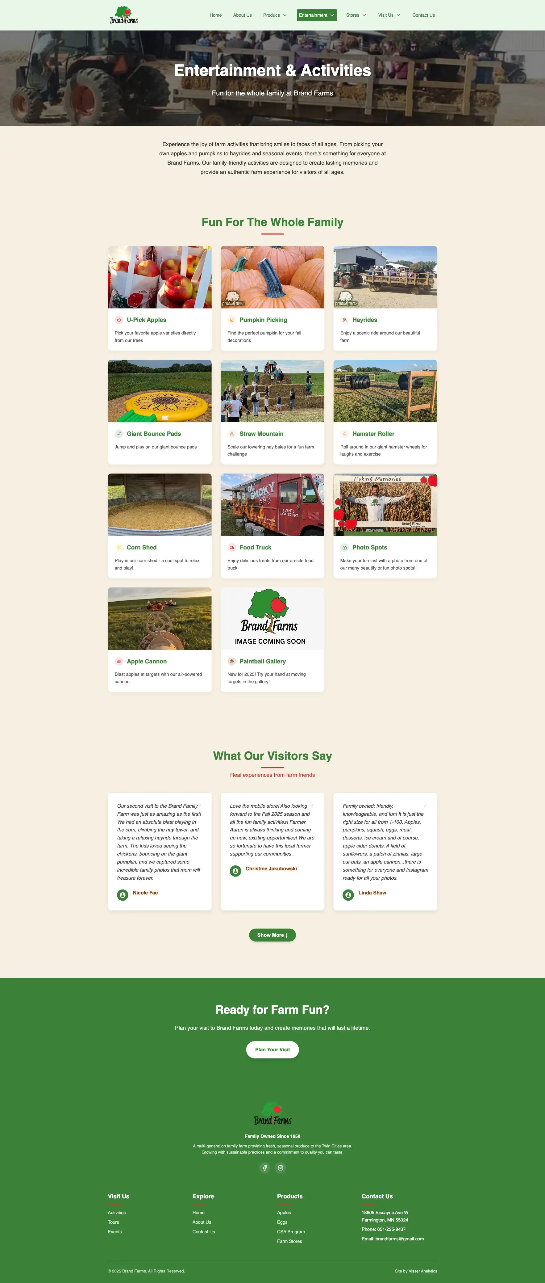 Entertainment Activities Page Thumbnail