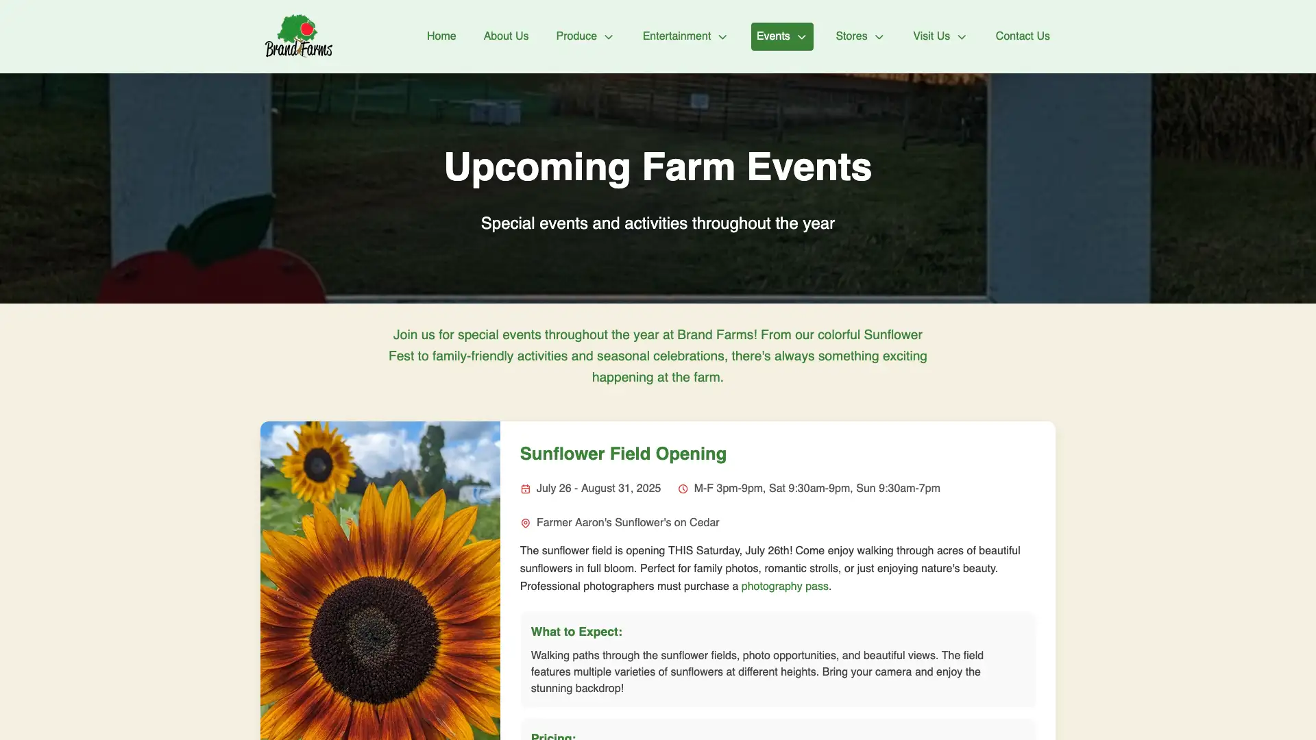 Events Overview Page Thumbnail