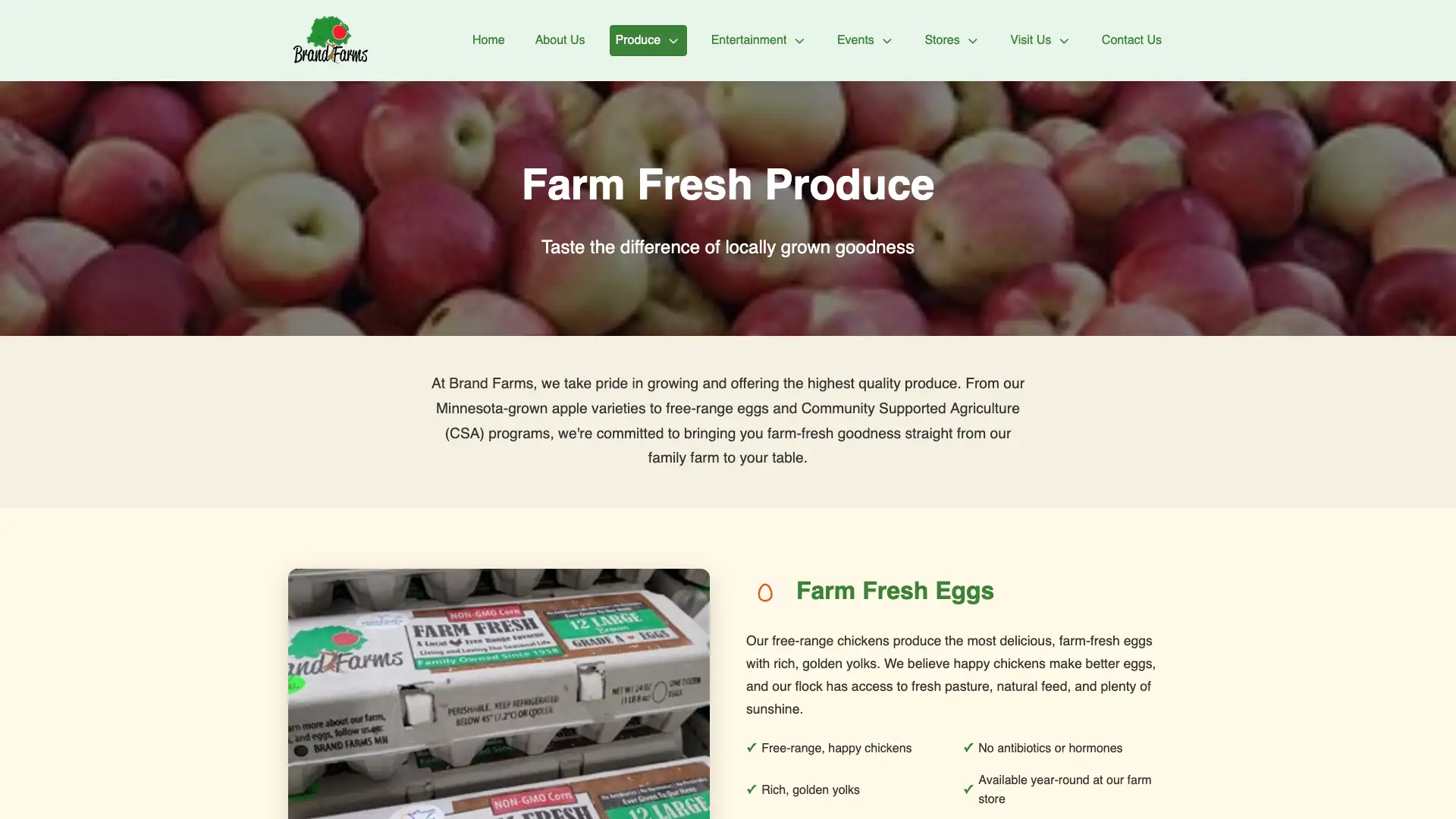 Farm Products Page Thumbnail