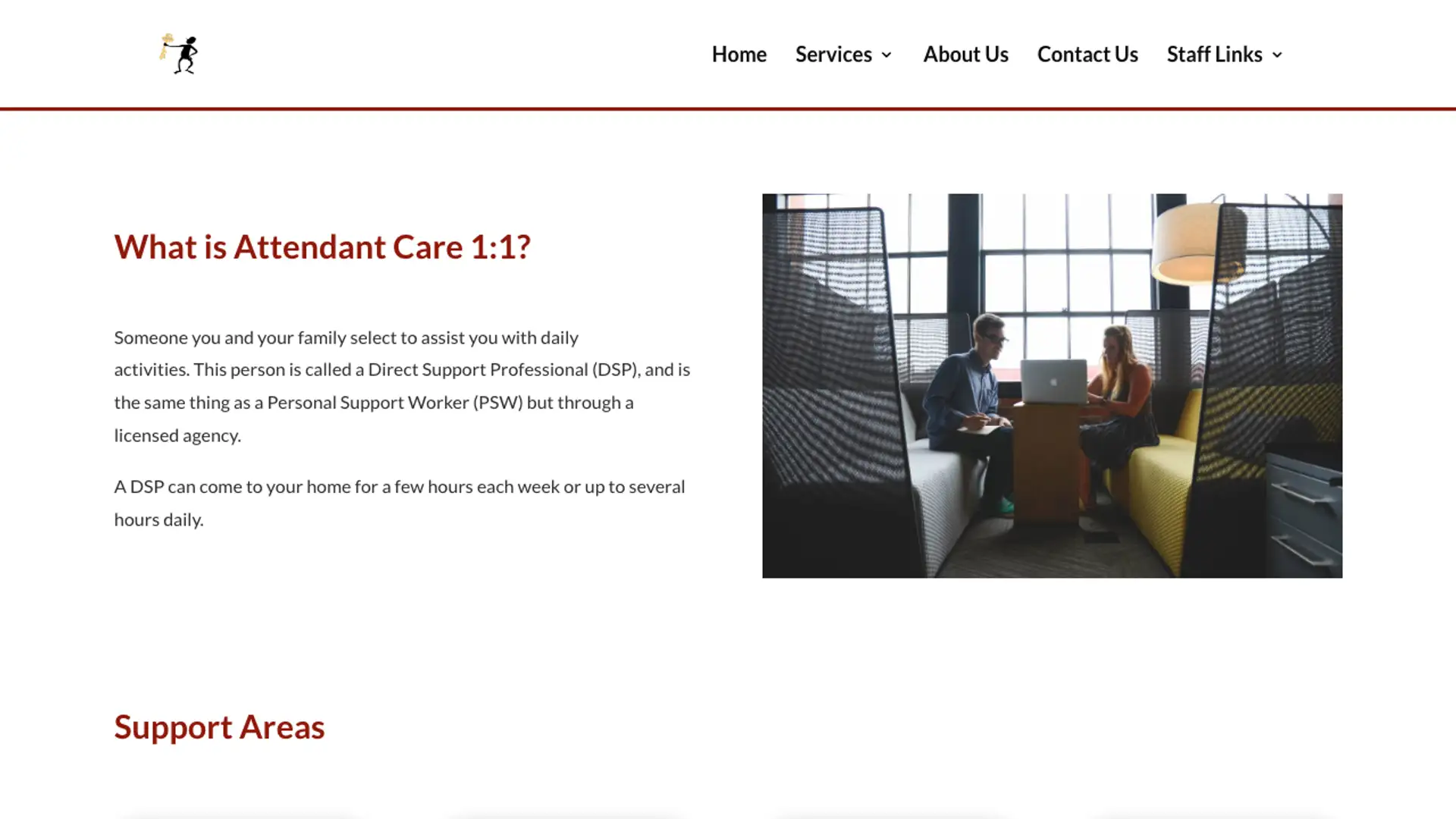 DD Attendant Care Page Thumbnail
