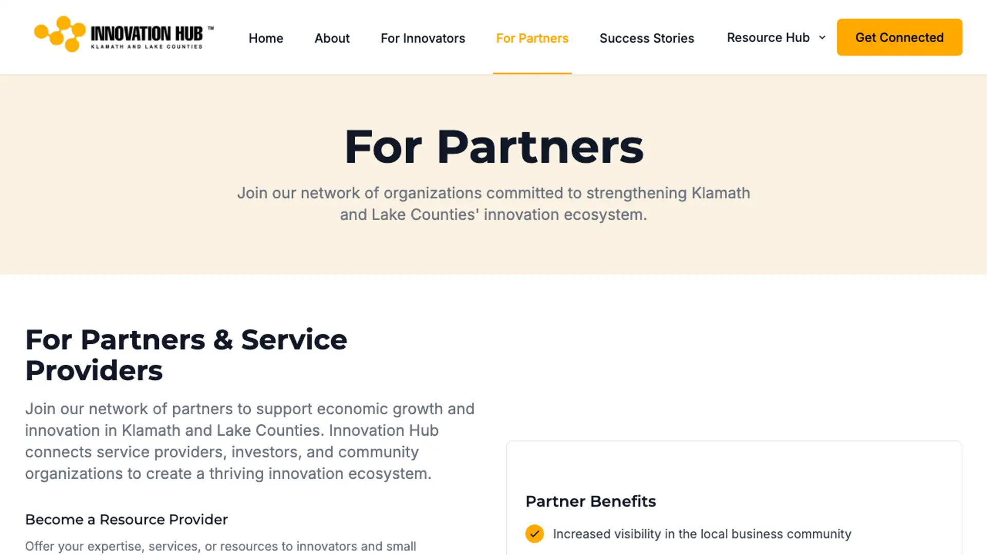For Partners Page Thumbnail