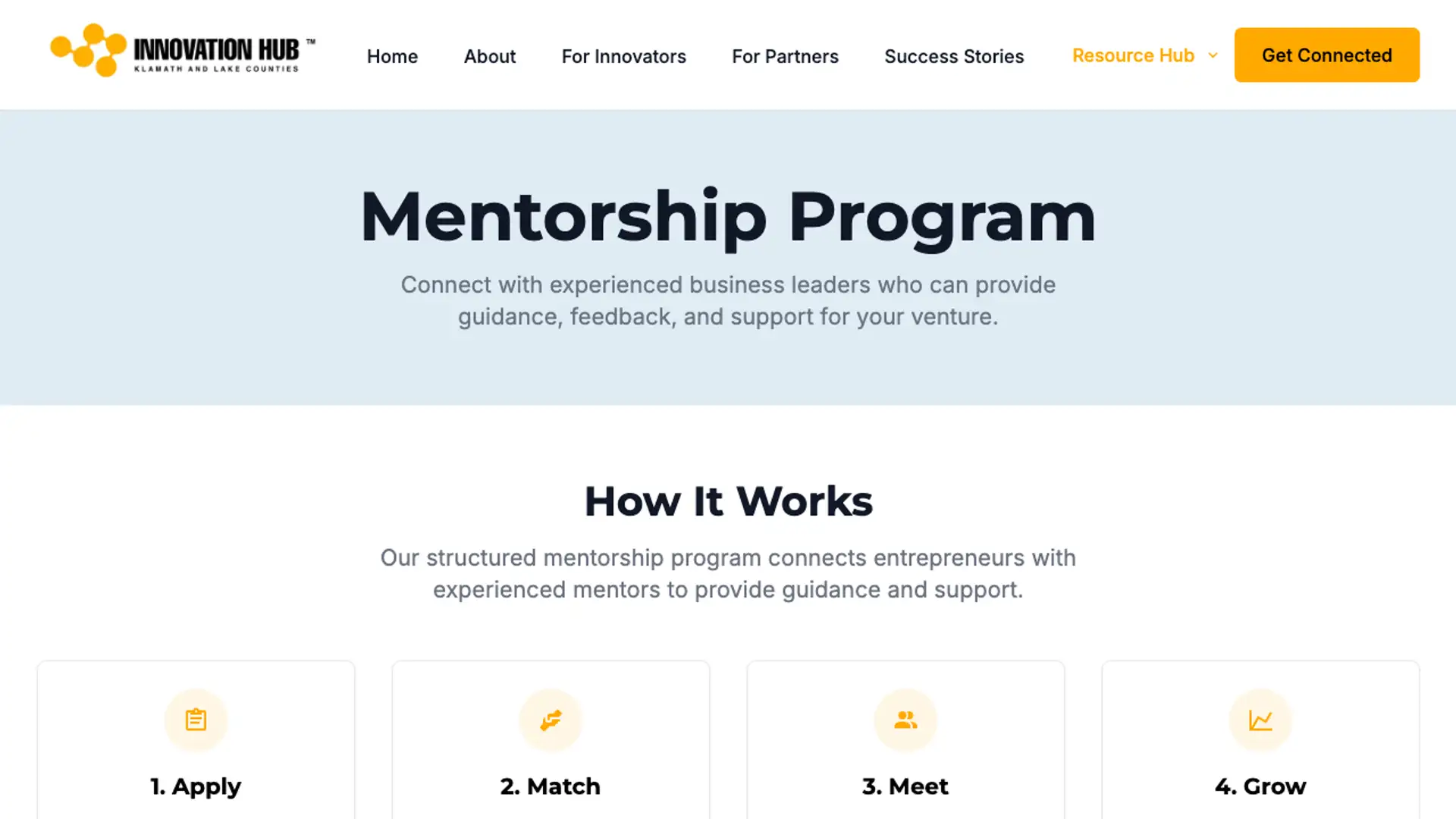 Mentorship Page Thumbnail