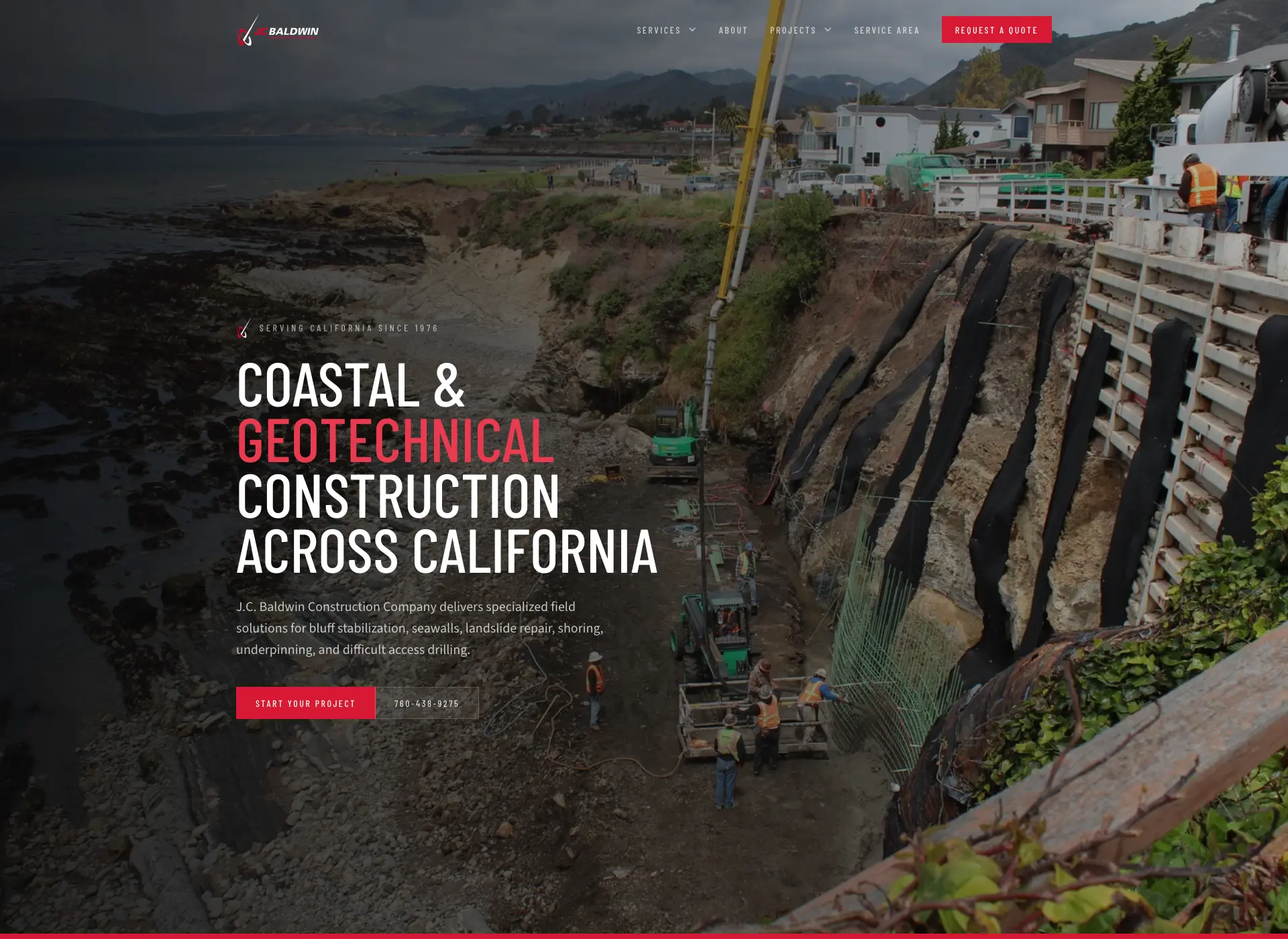 Relaunching a 50-Year California Coastal Contractor Online