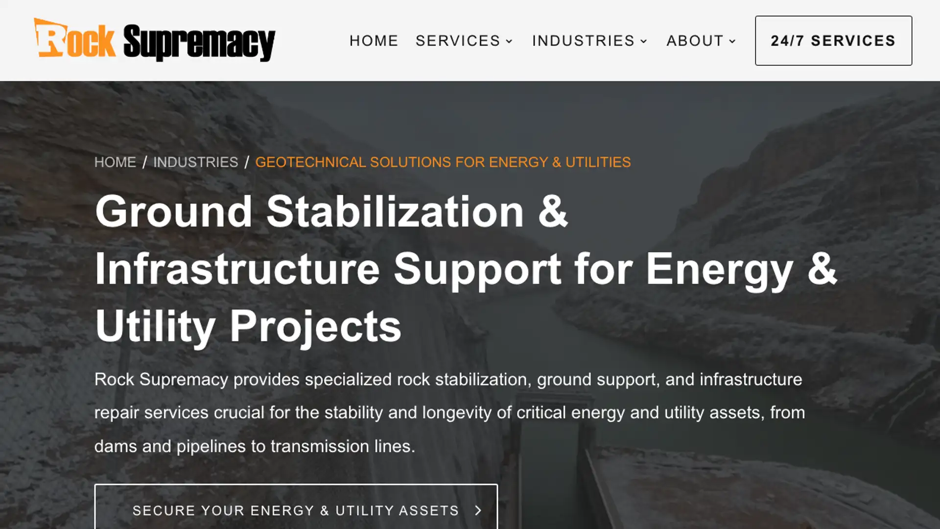 Energy & Utilities Page Thumbnail