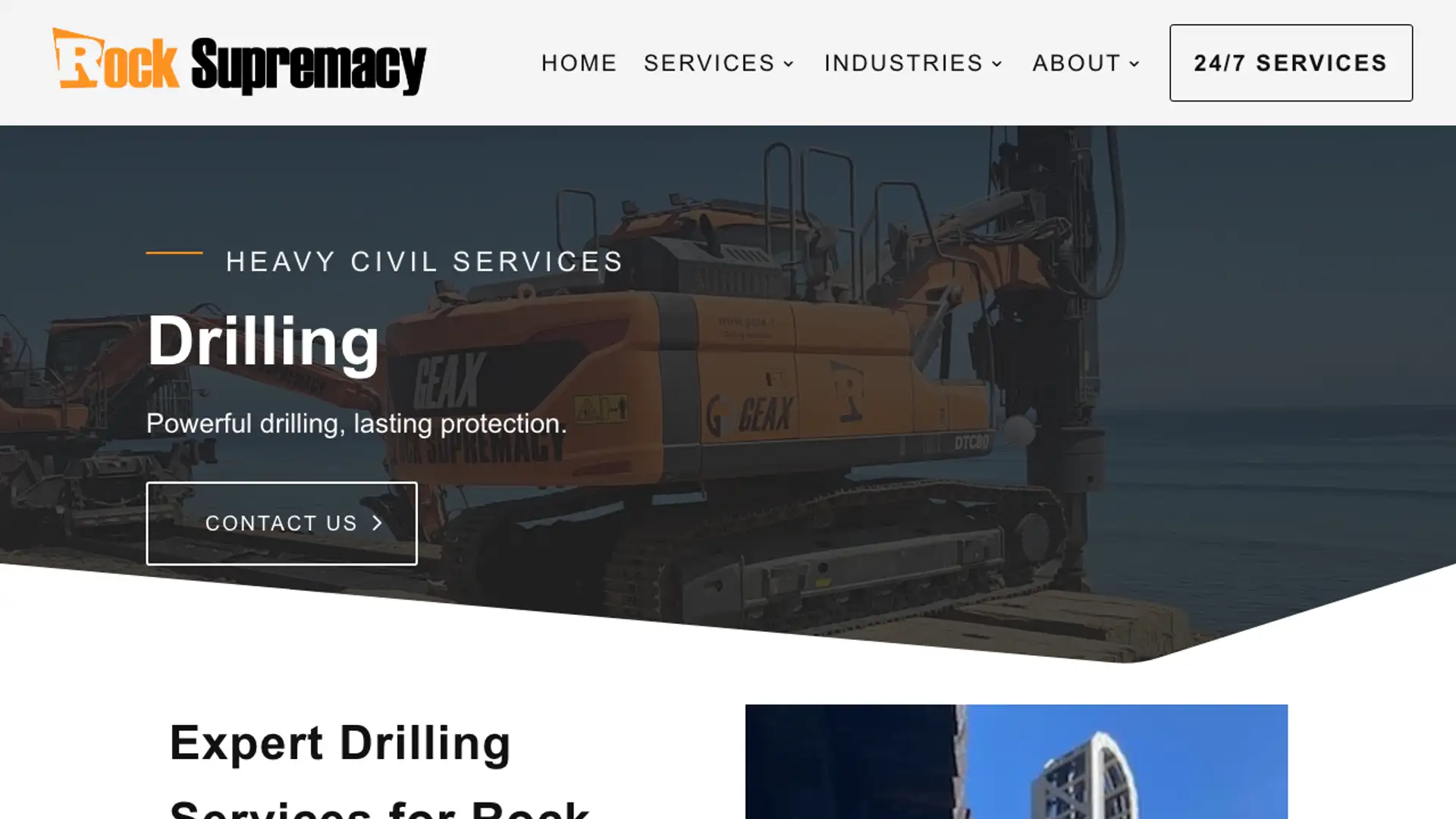 Drilling Services Page Thumbnail