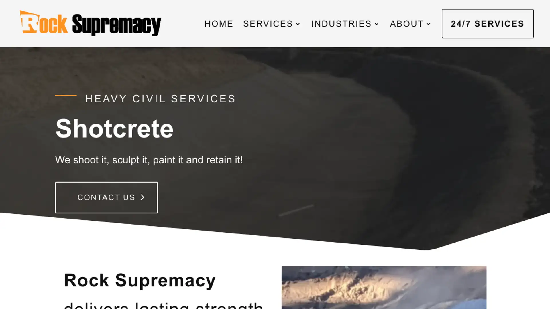 Shotcrete Services Page Thumbnail