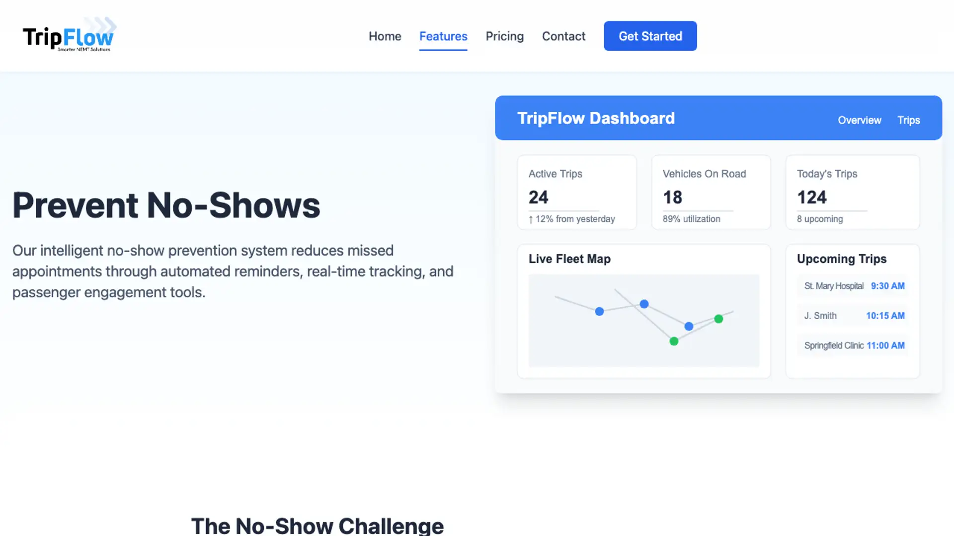 No-Show Management Page Thumbnail