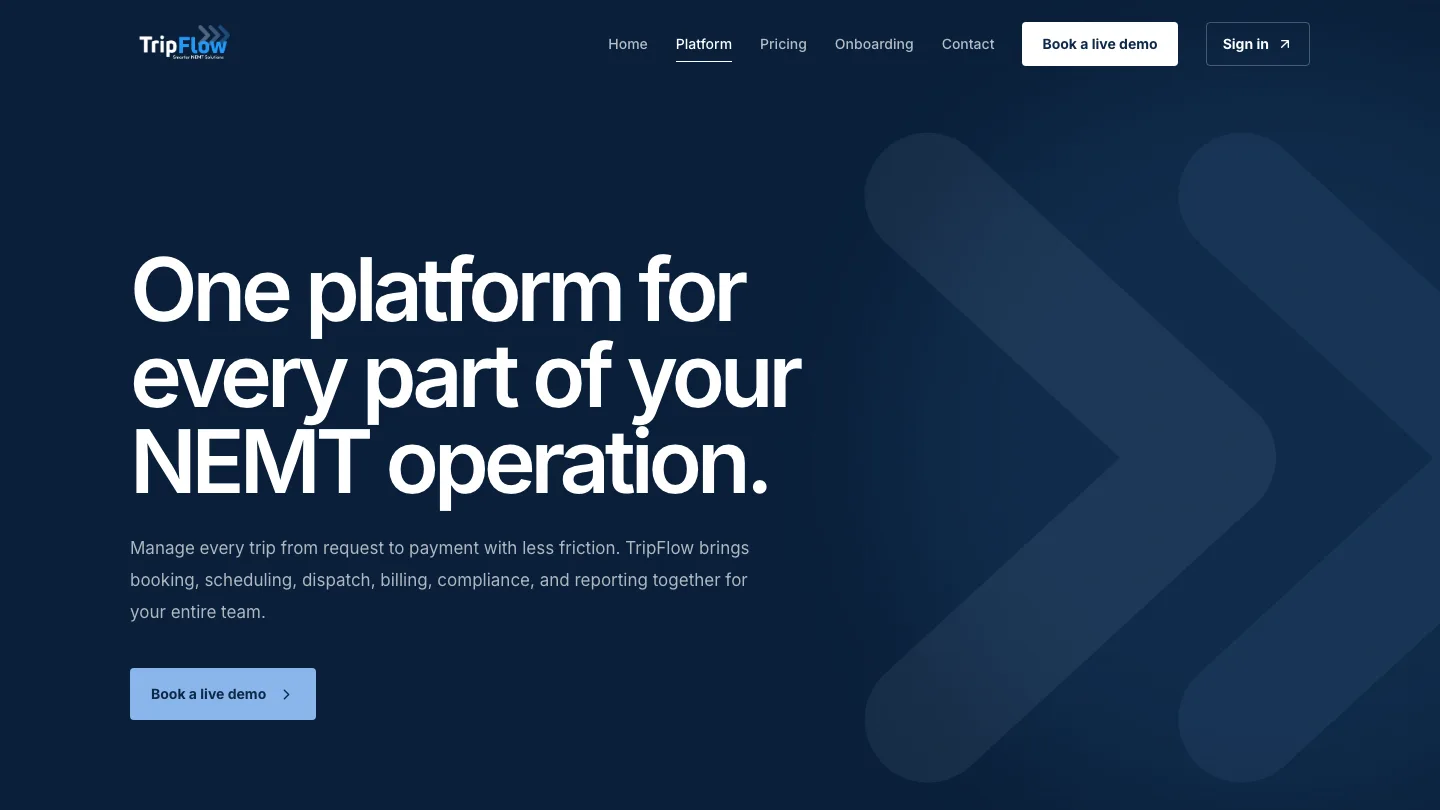 TripFlow: Platform