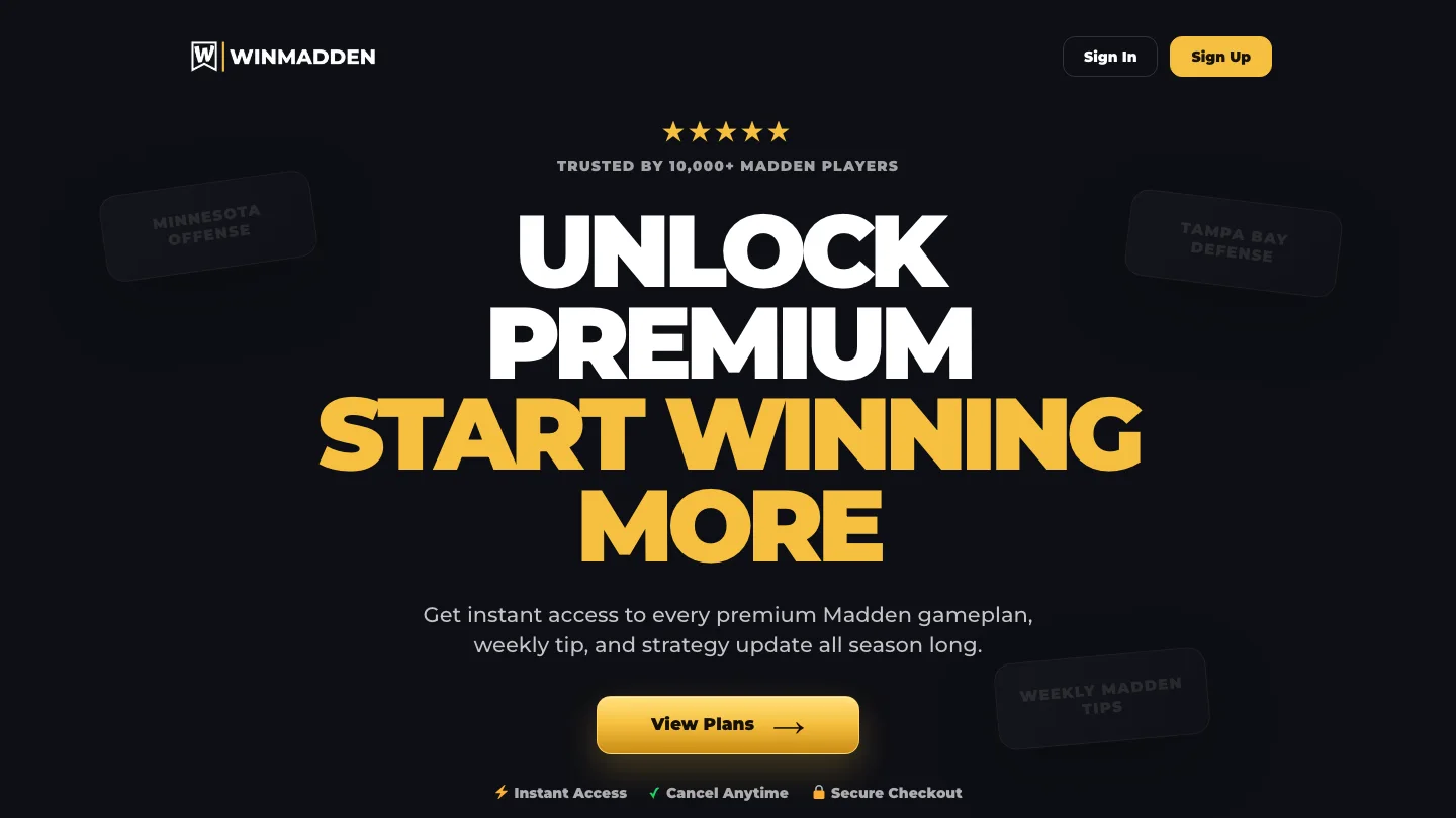Matz Gaming: Pricing Page