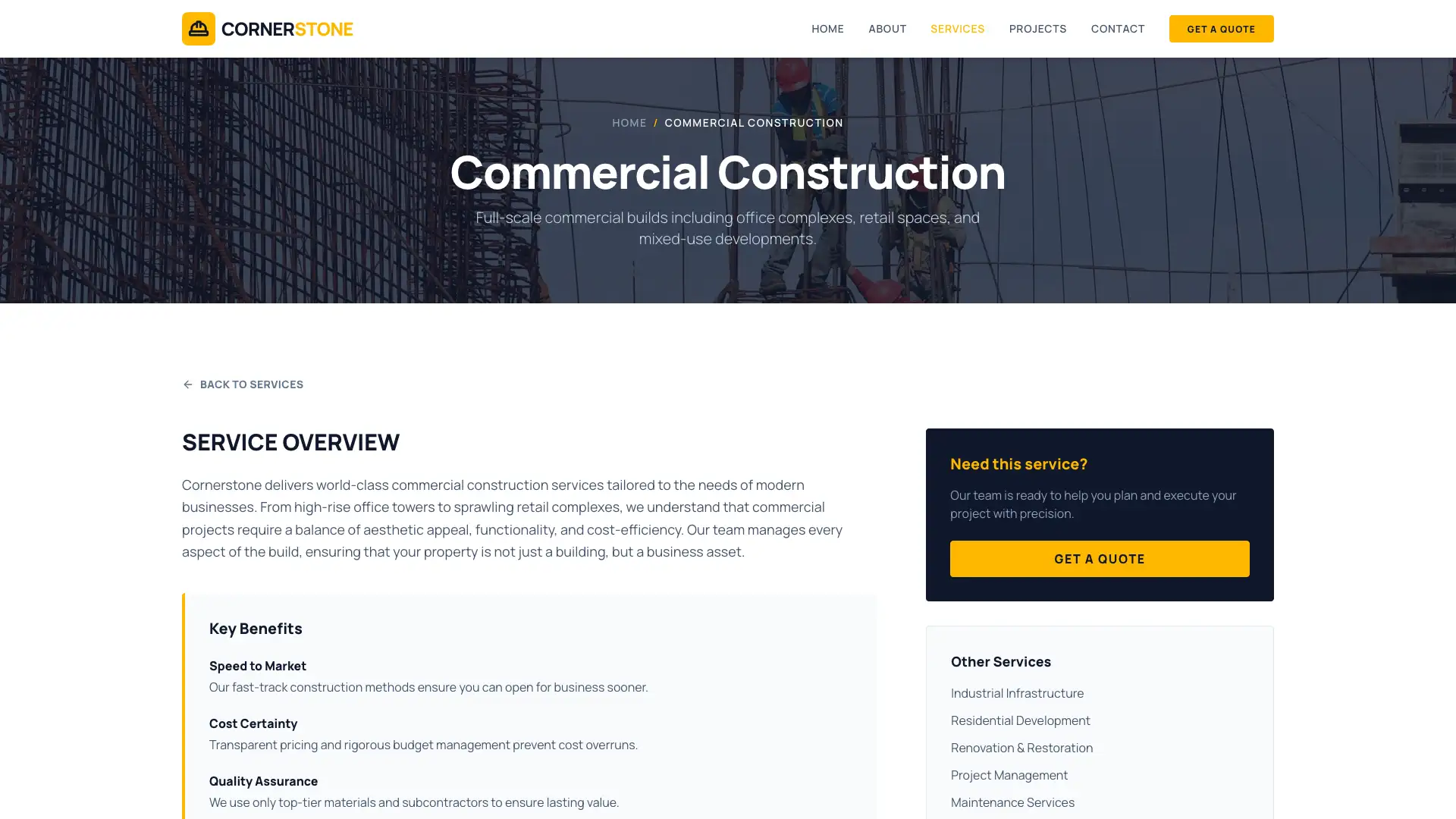 Service Detail Page Page Thumbnail - Website Design by Visser Analytics