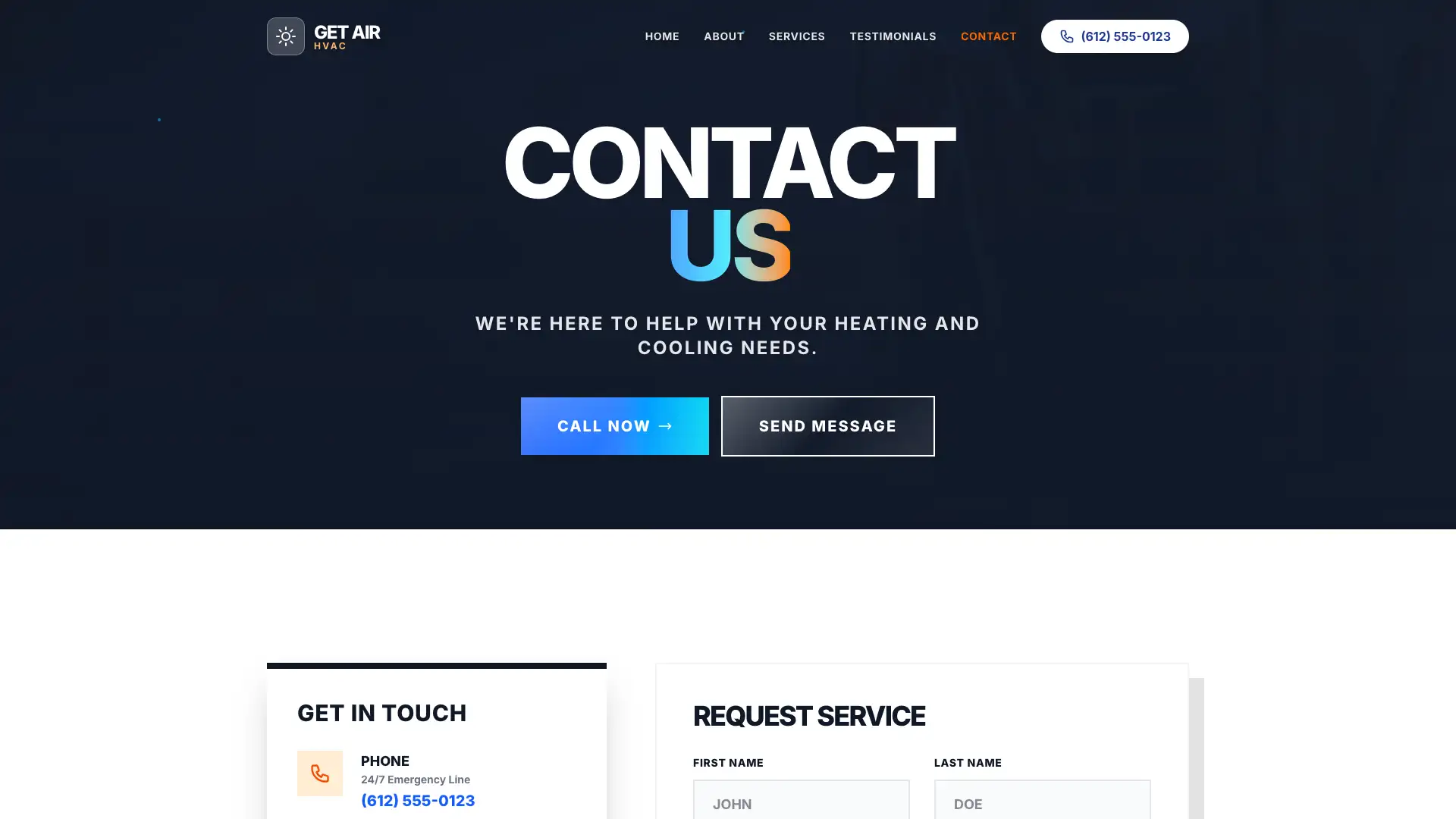 Contact Page Page Thumbnail - Website Design by Visser Analytics