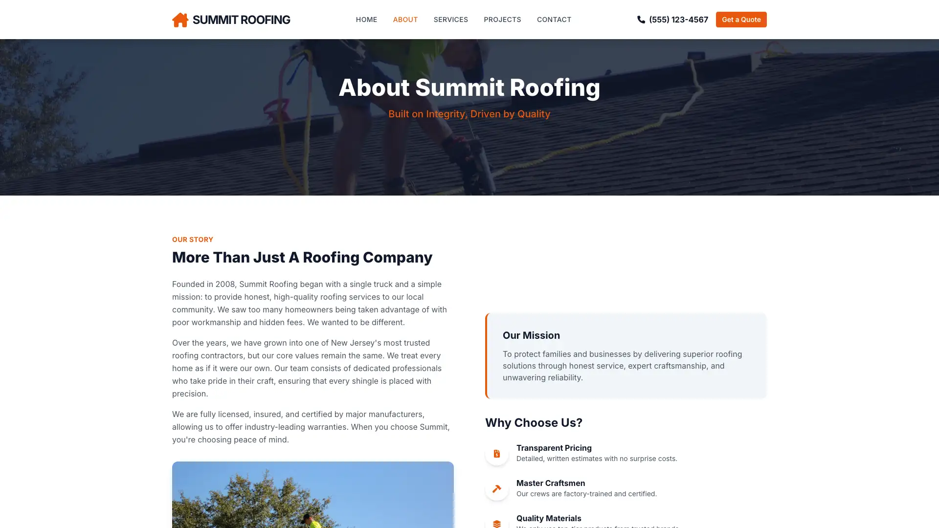 About Page Page Thumbnail - Website Design by Visser Analytics