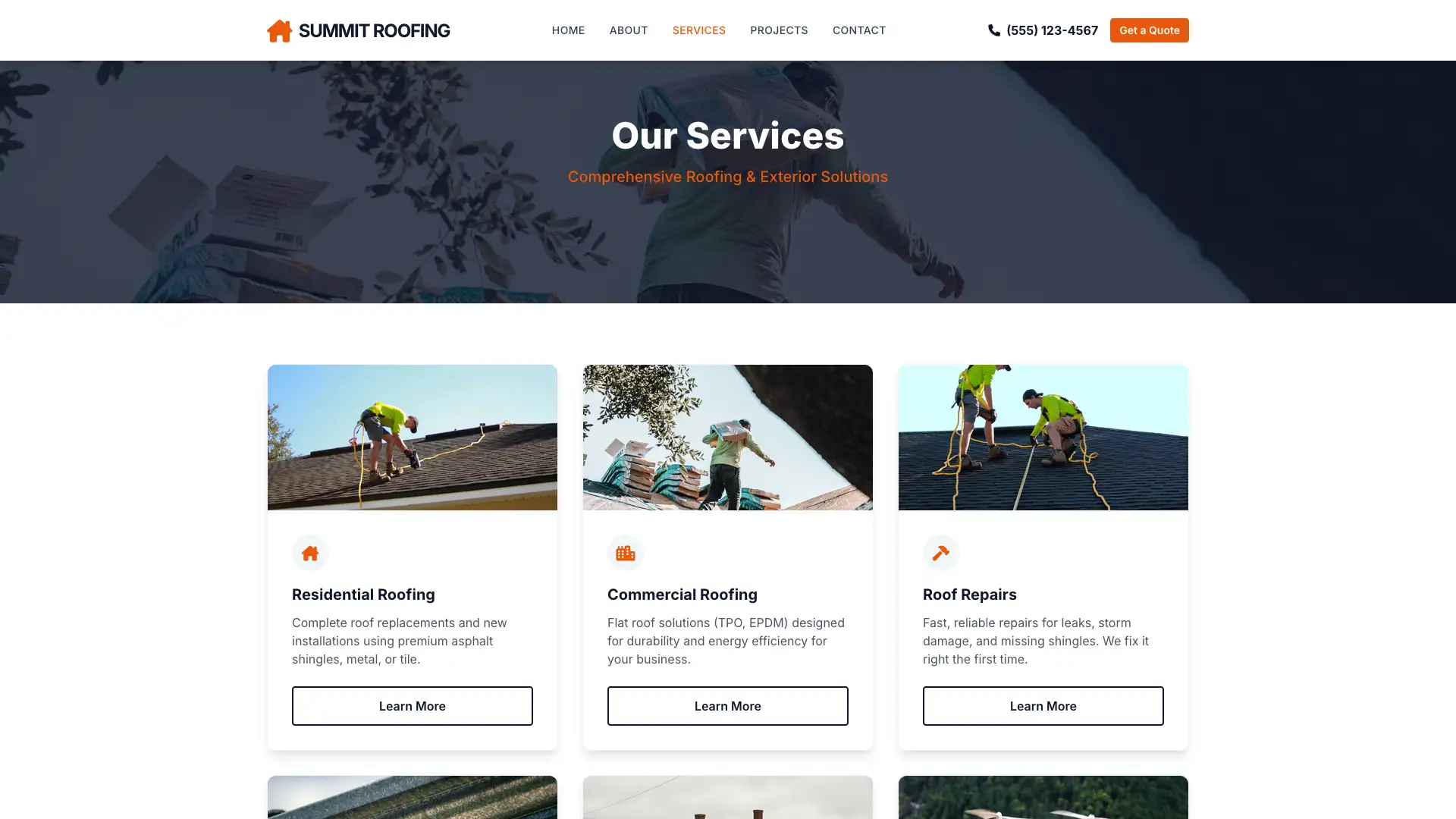 Services Page Page Thumbnail - Website Design by Visser Analytics