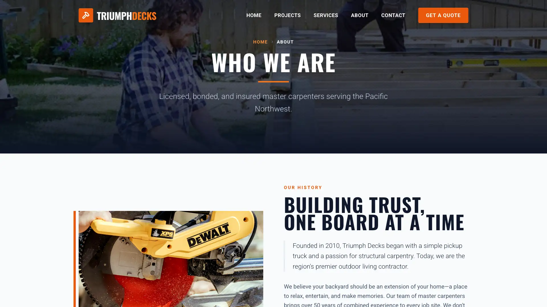 About Page Page Thumbnail - Website Design by Visser Analytics
