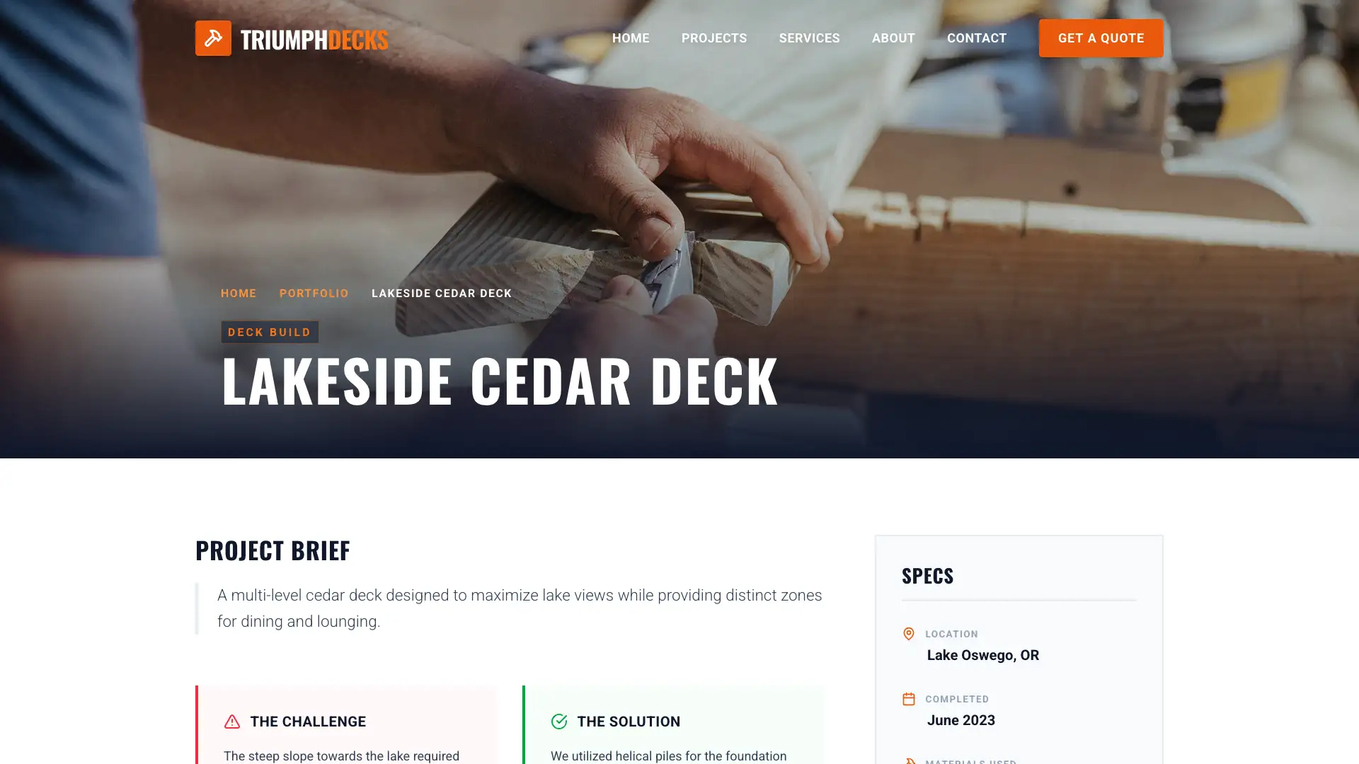 Project Case Study Page Thumbnail - Website Design by Visser Analytics