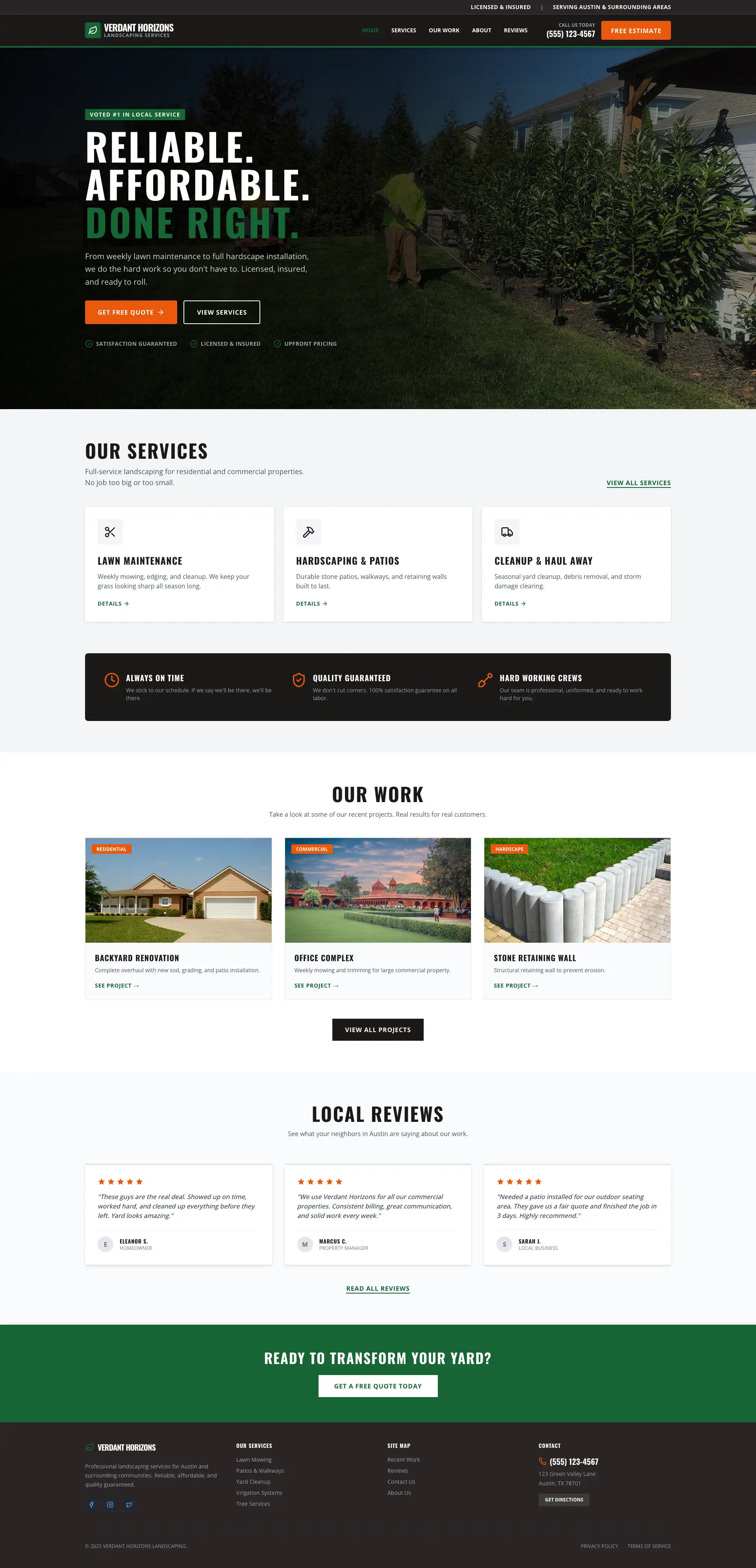 Homepage Screenshot - Website Design by Visser Analytics